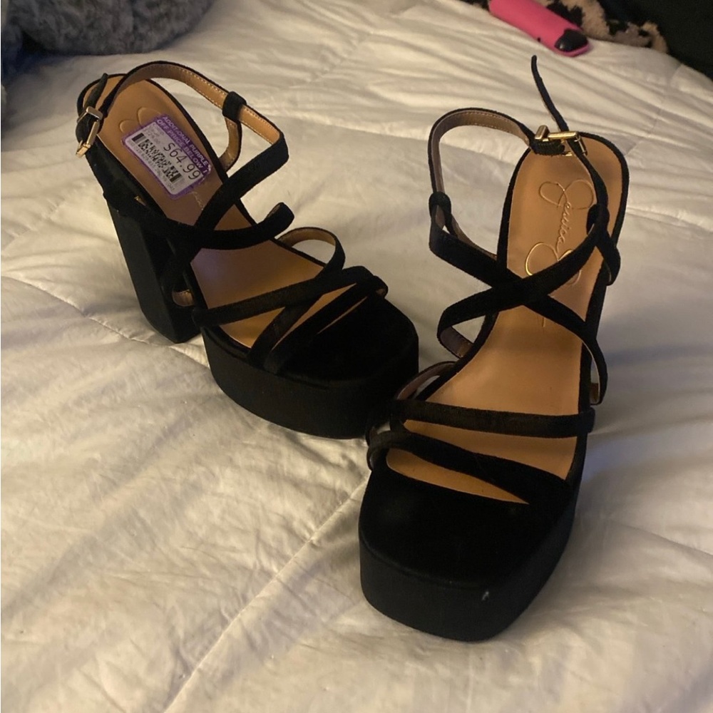 Jessica Simpson platform heels
